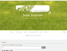 Tablet Screenshot of jamiefeinsteindesign.com